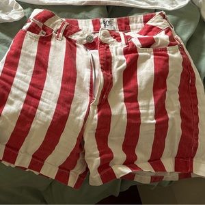 Urban Outfitters Candy Stripe Shorts